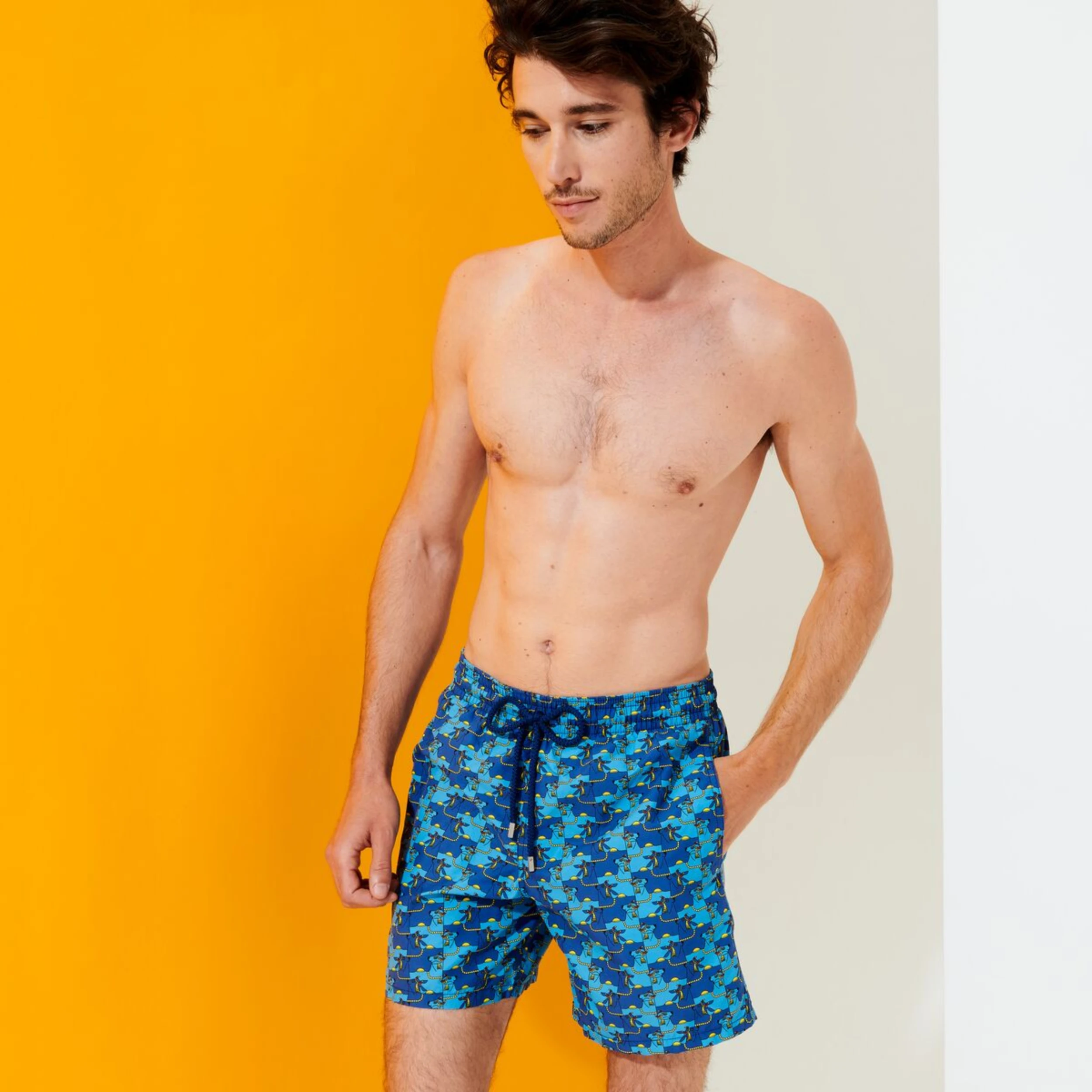 Resim Erkek Moorea Mayo Mavi MOOH0B09-355 | Vilebrequin