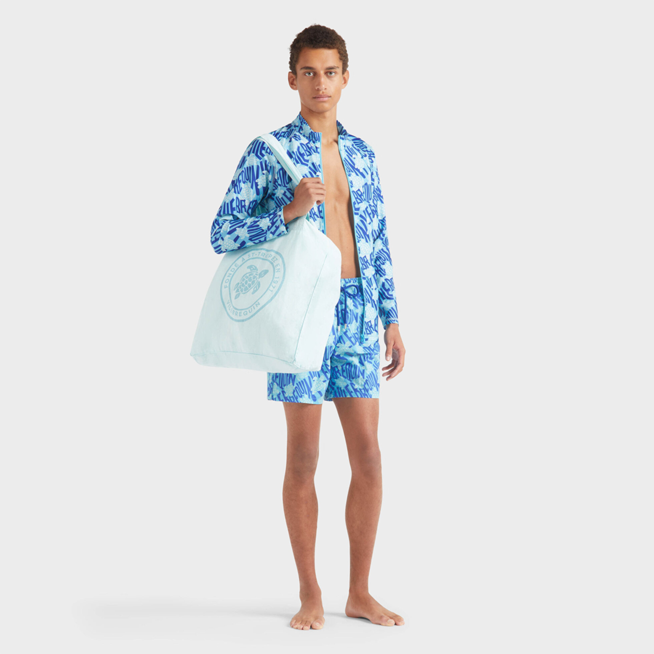 Resim Erkek Ronde des Tortues Logo Moorea Mayo MOOCB112-612 | Vilebrequin