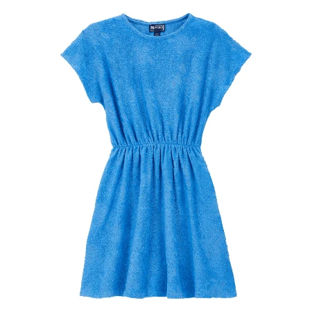 Resim Kız Çocuk Golden Havlu Elbise Mavi