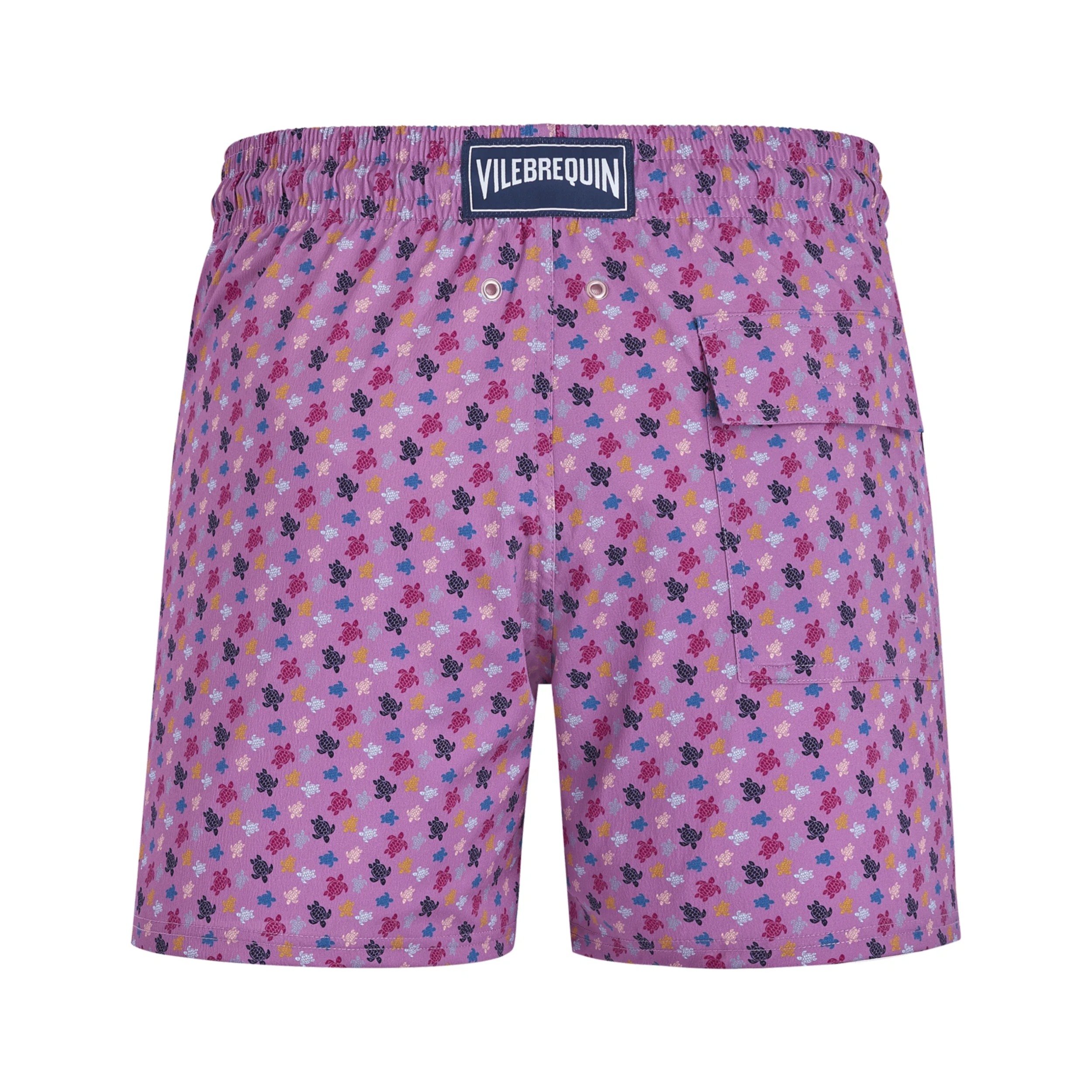 Resim Erkek Moorise Micro Ronde Des Tortues  Mayo Mor MSOC4F39-802 | Vilebrequin