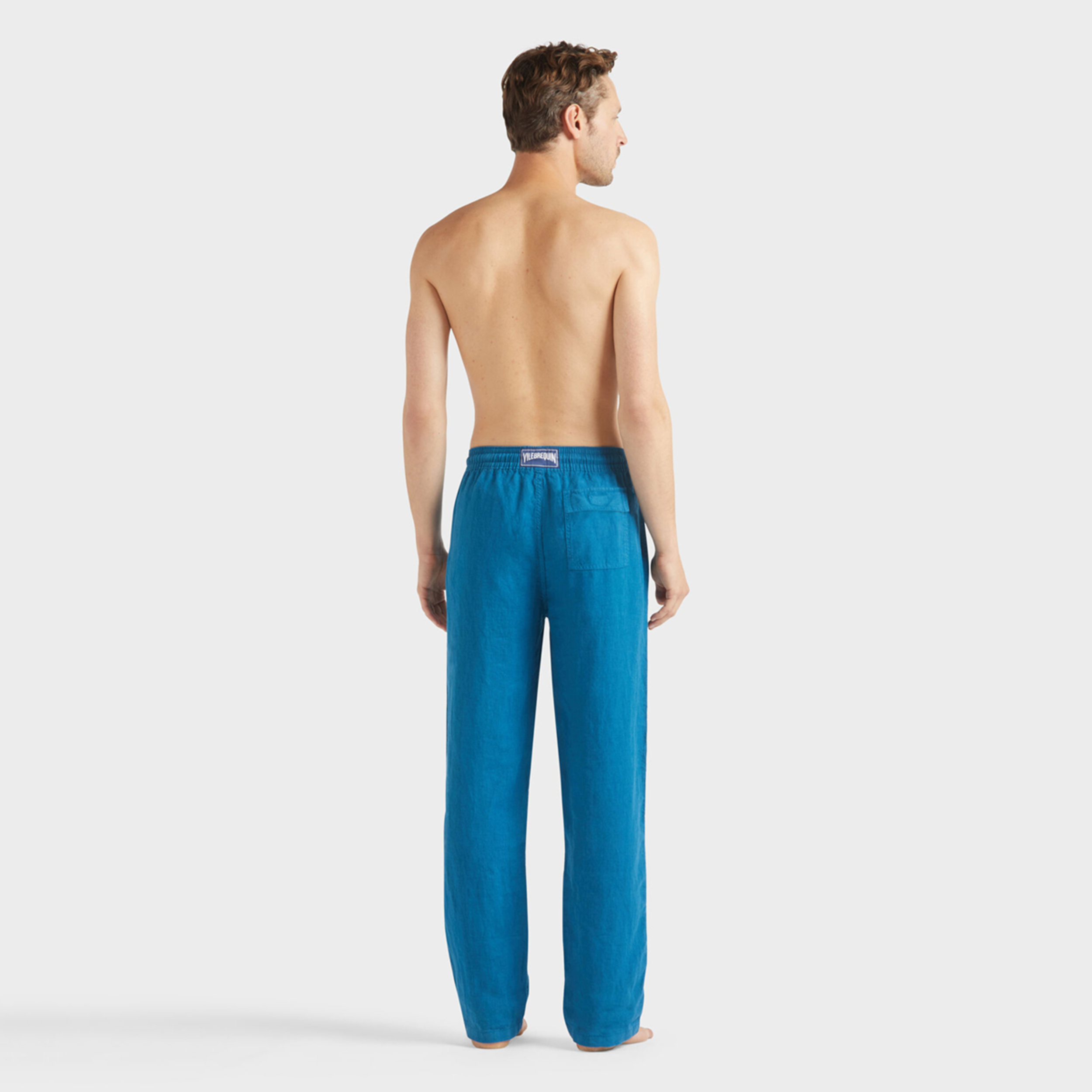 Resim Erkek Pacha Keten Pantolon PACAU101-611 | Vilebrequin