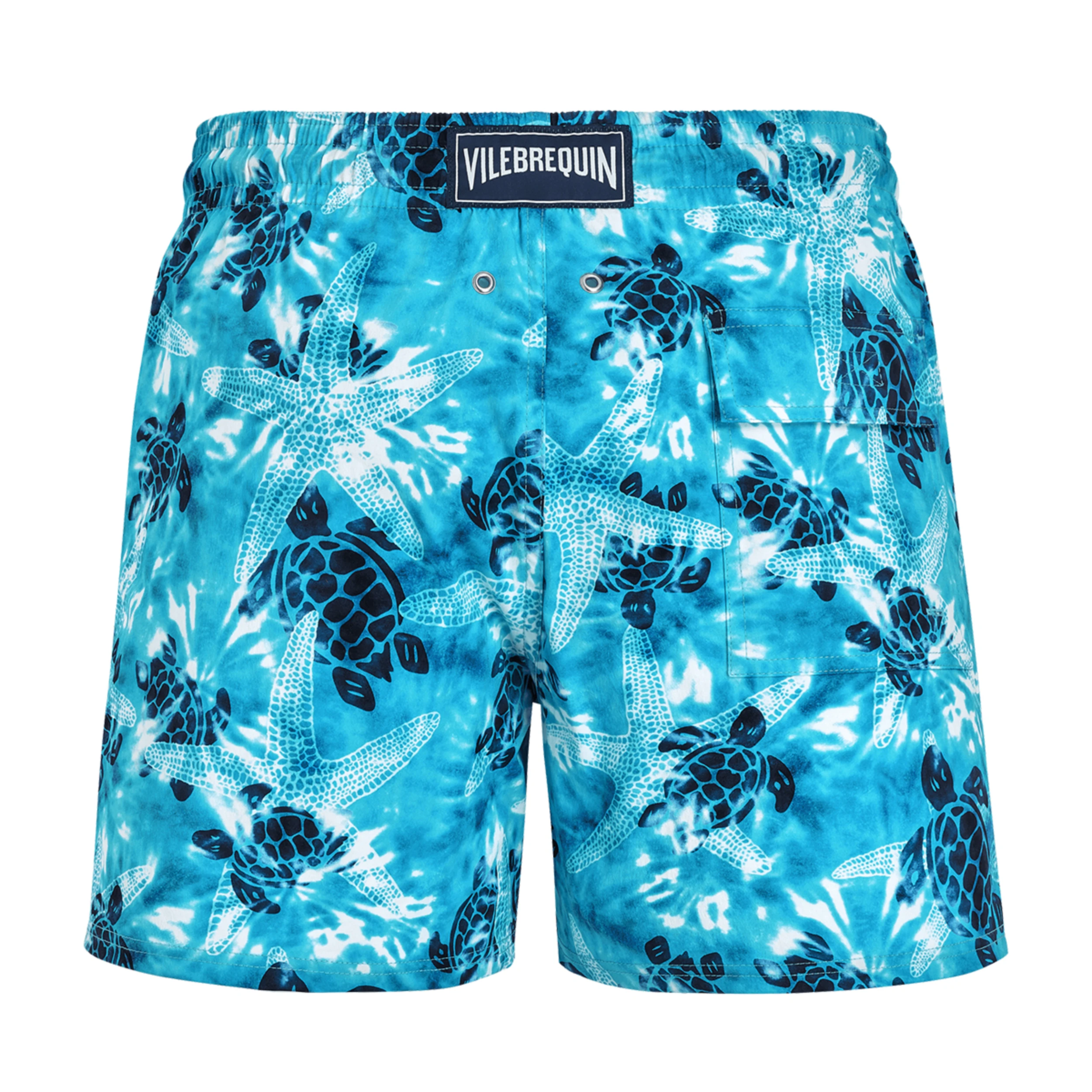 Resim Erkek Moorise Starlettes & Turtles Mayo Mavi MSOC4F02-301 | Vilebrequin