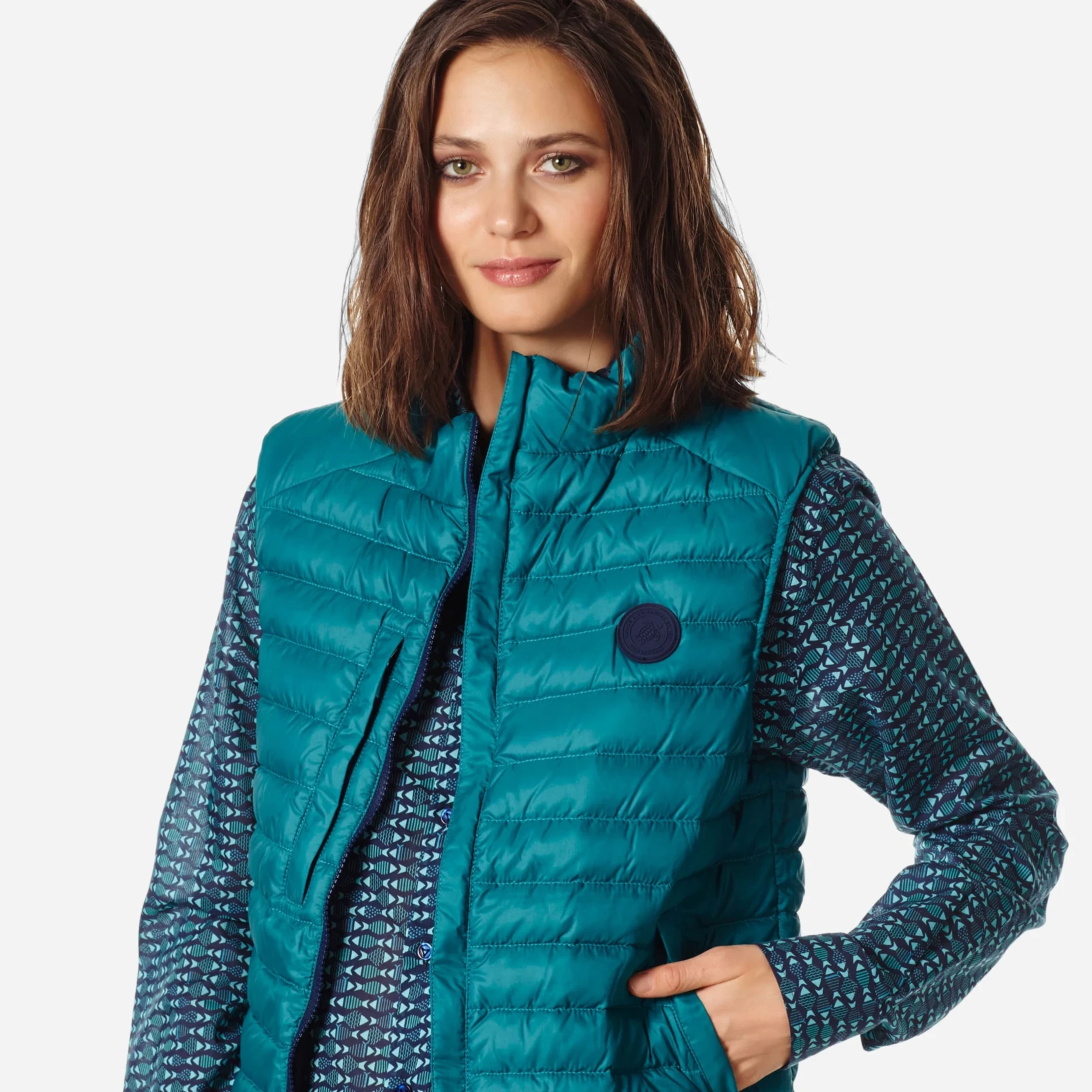 Resim Erkek Versant Yelek Yeşil VSAE9Y00-465 | Vilebrequin