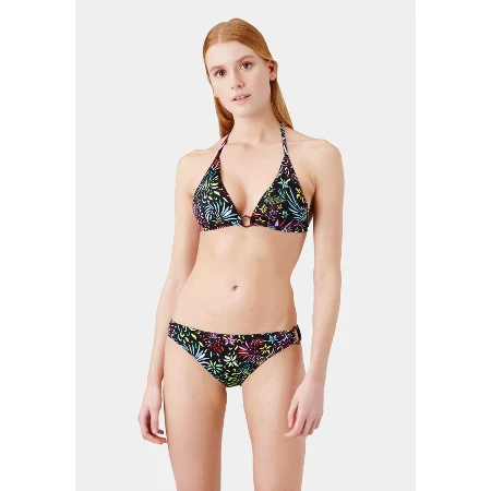 Resim Kadın Flechett Bikini Üstü Siyah