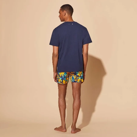 Resim Erkek Tareck Poulpes Tişört Lacivert