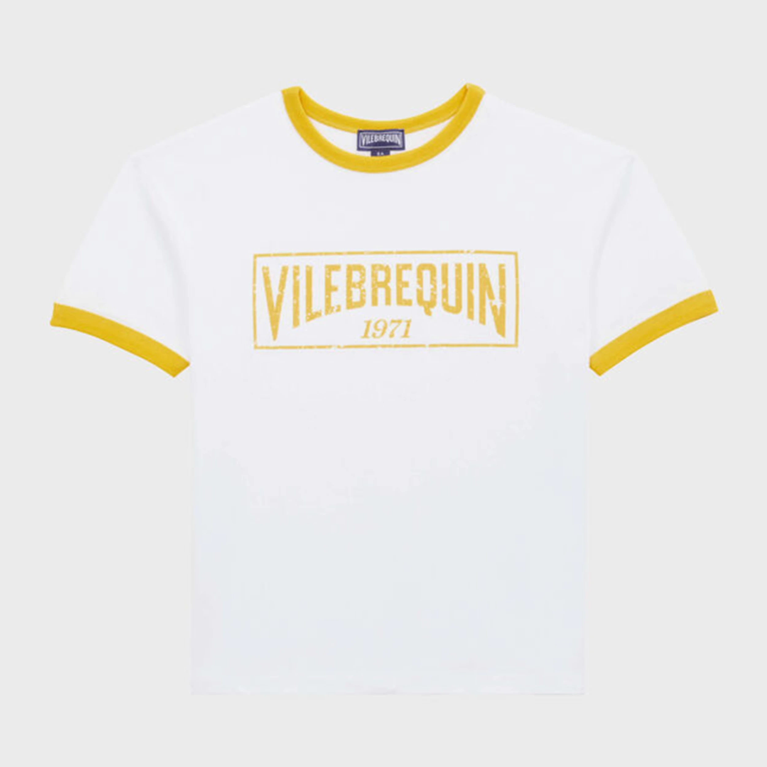 Resim Erkek Çocuk Glassic Tişört Sarı GSCCM015-188 | Vilebrequin