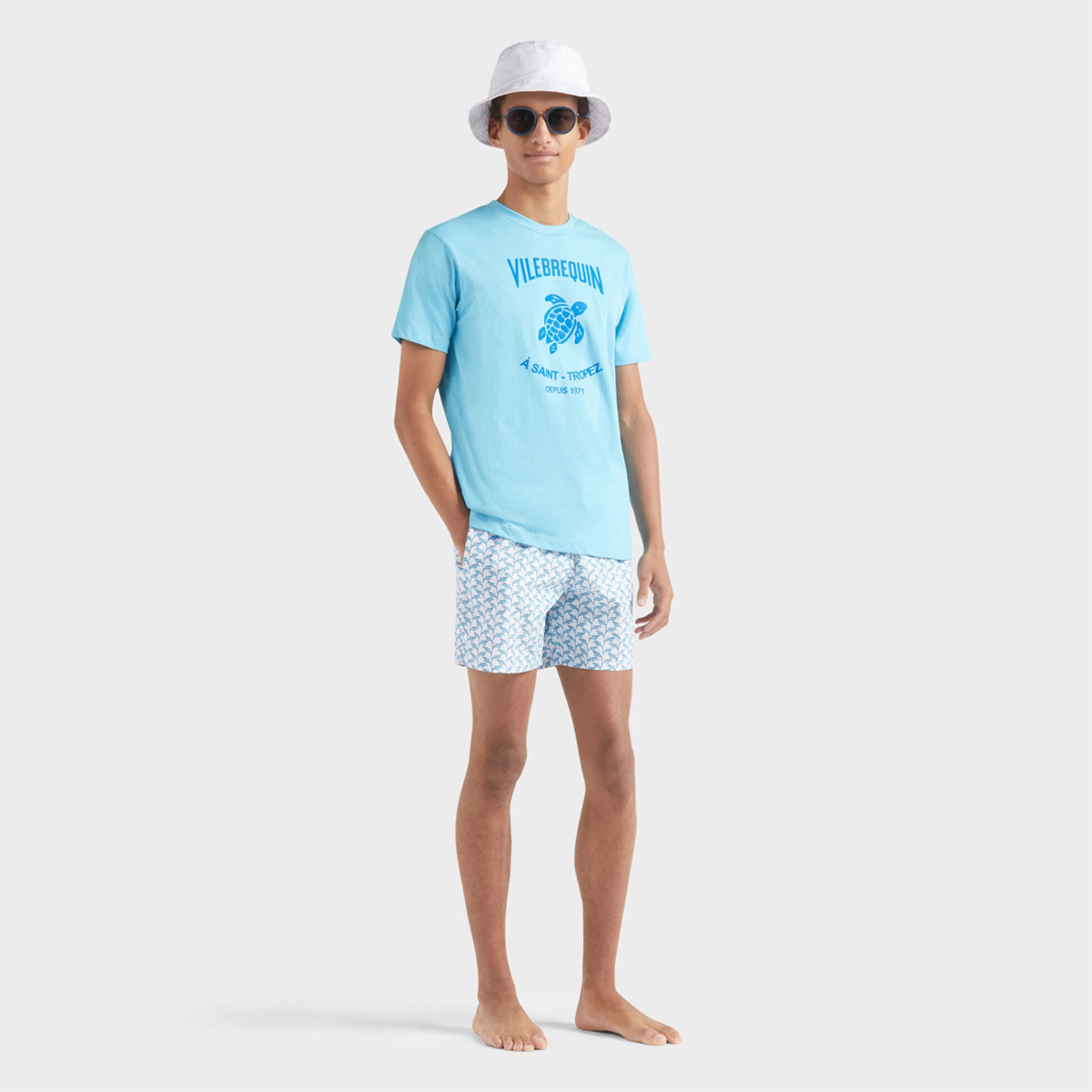 Resim Erkek Net Sharks Moorea Mayo MOOCB101-010 | Vilebrequin
