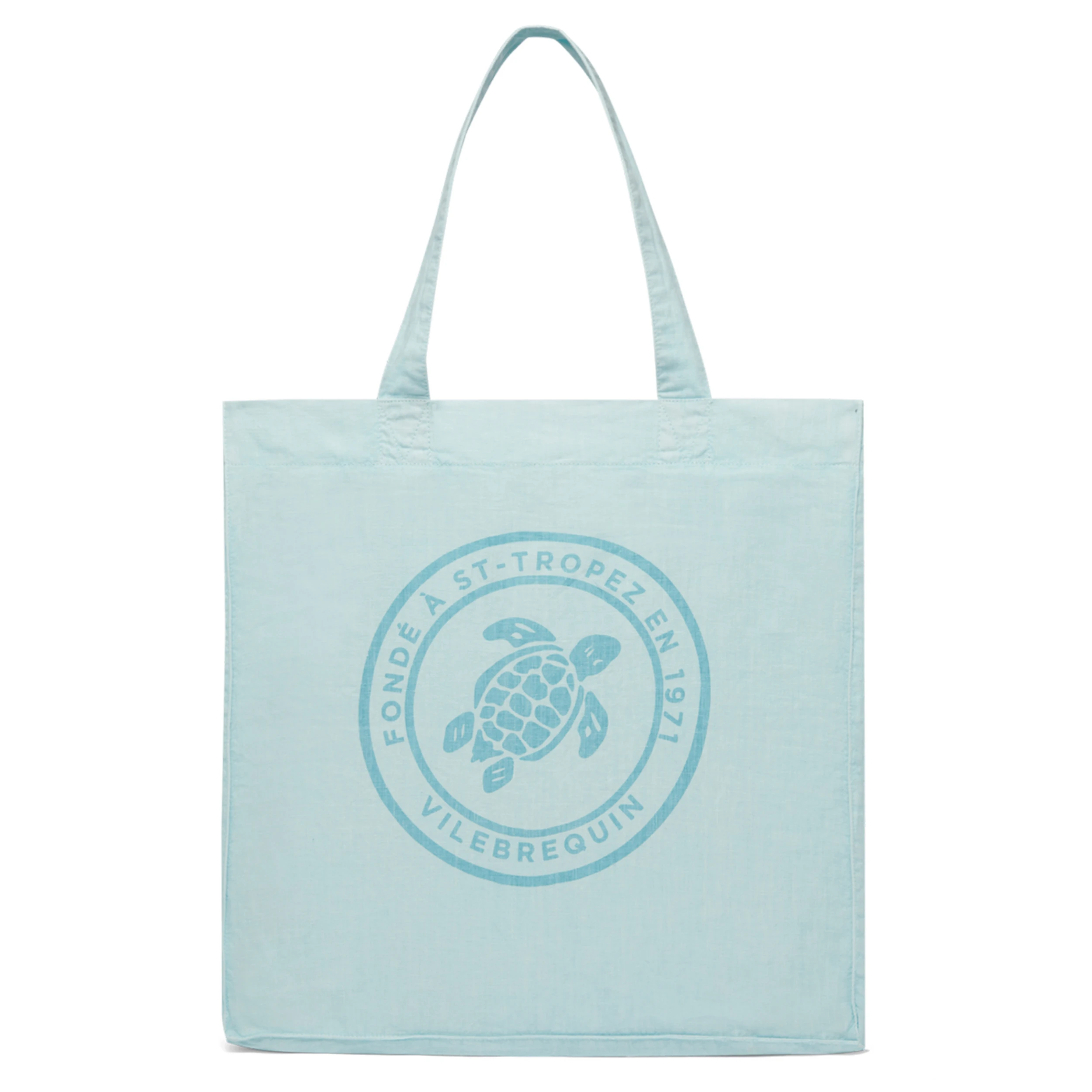 Resim Unisex Keten Babel Çanta Mavi BBLC1304-315 | Vilebrequin