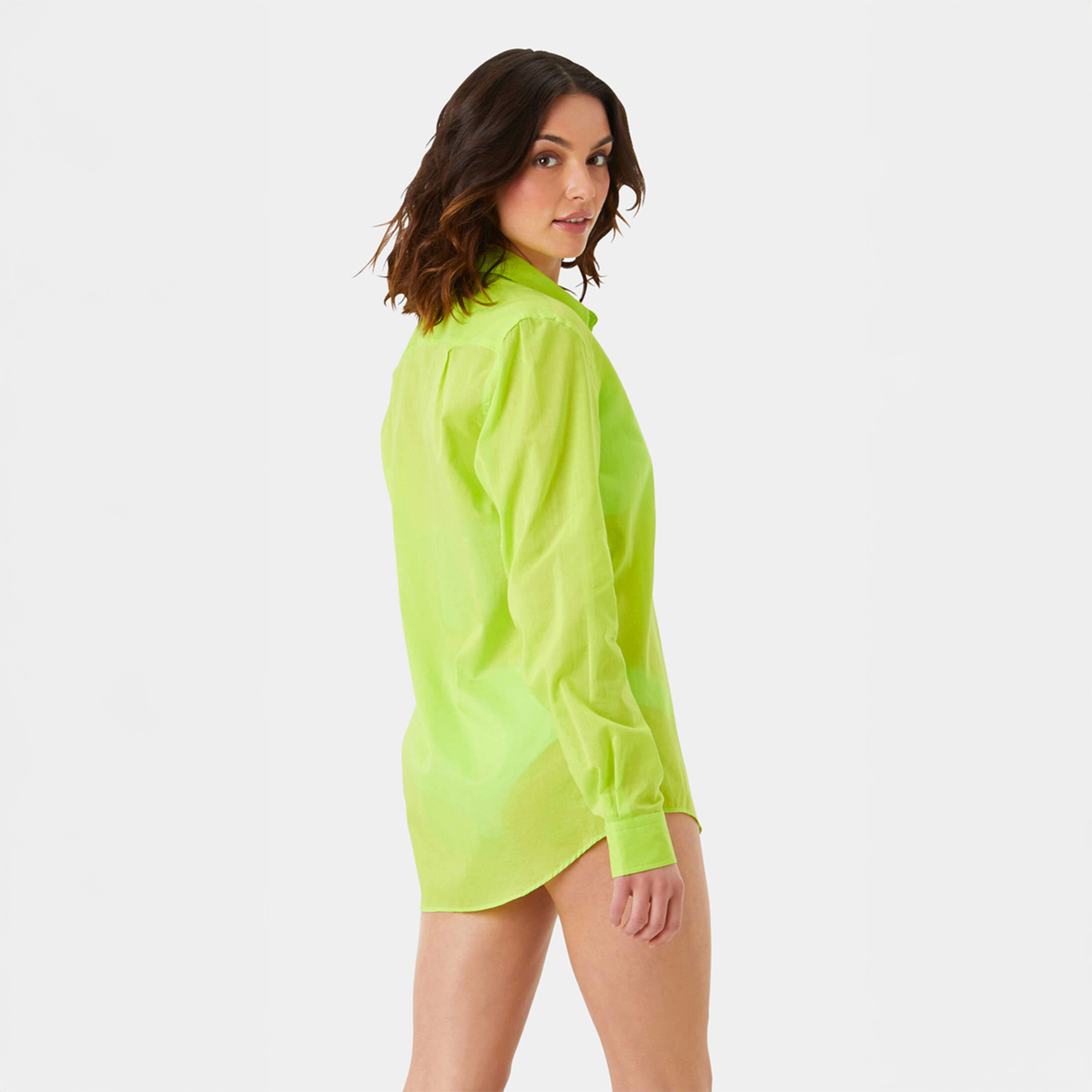 Resim Unisex Caracal Sarı Gömlek CCAE9V00-104 | Vilebrequin