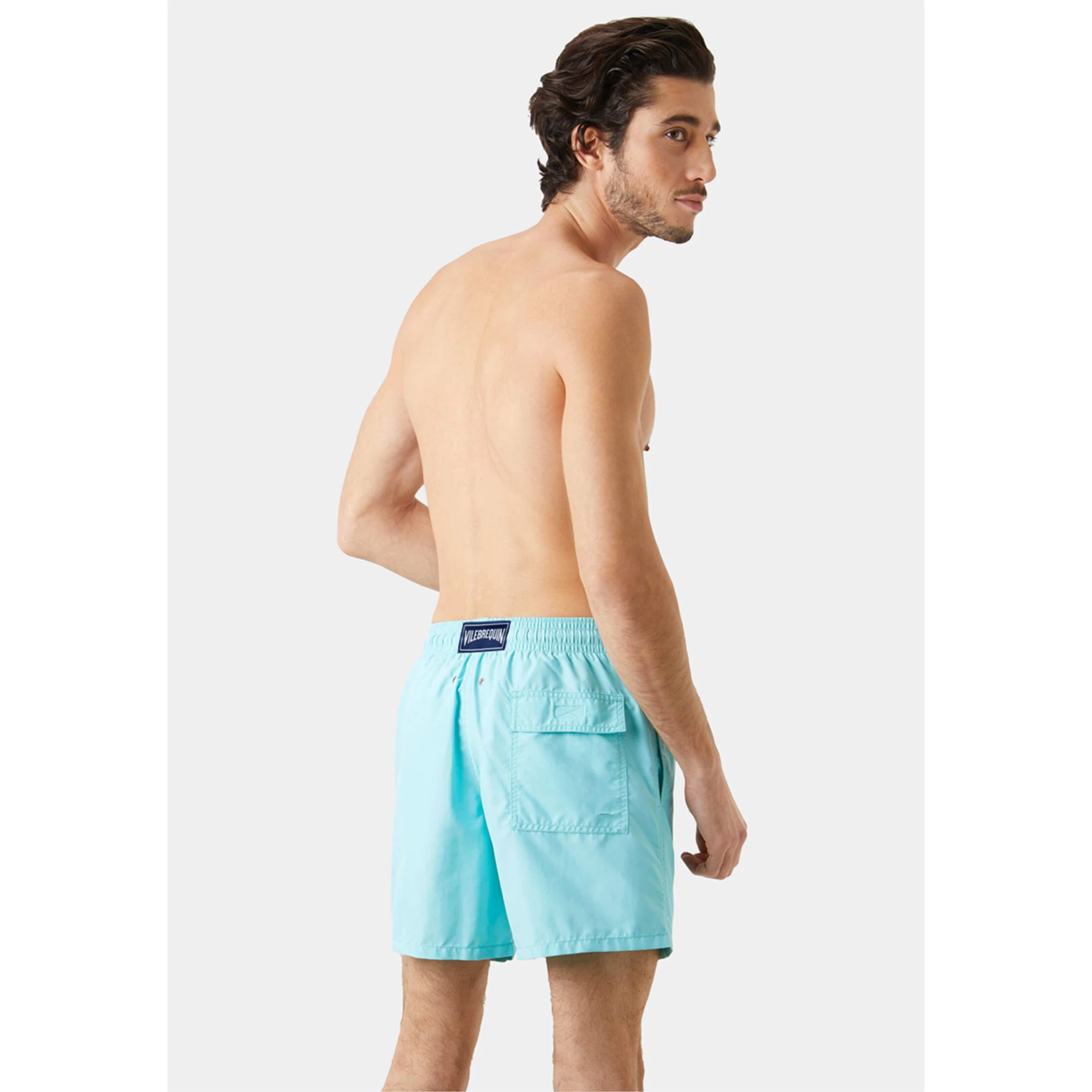 Resim Erkek Moorea Solid Mayo Mavi MOOC1A00-333 | Vilebrequin