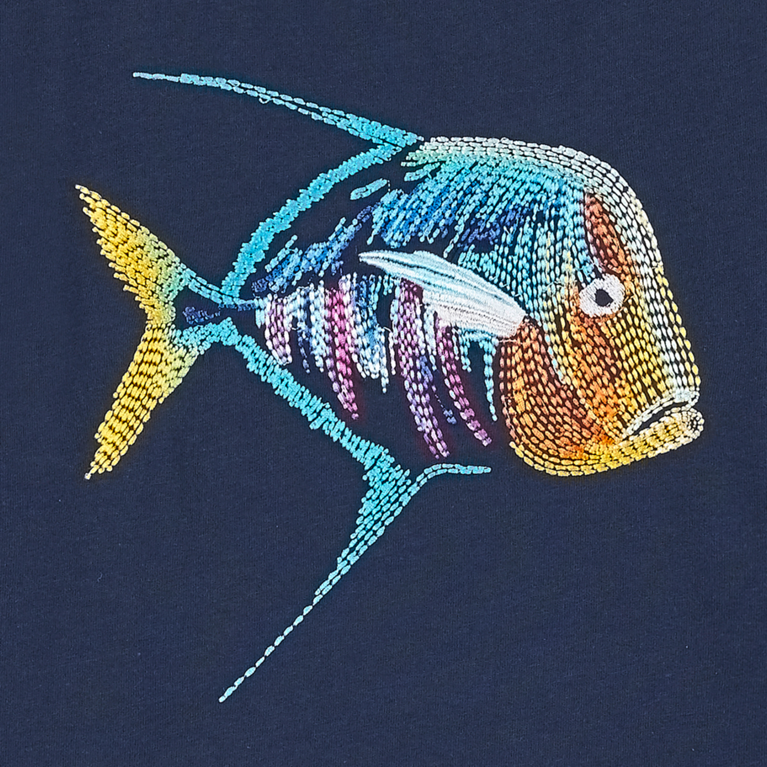 Resim Erkek Çocuk Teddy Piranhas Tişört TDYU3P80-390 | Vilebrequin