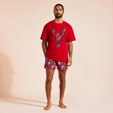 Resim Erkek Graphic Lobsters Tareck Tişört