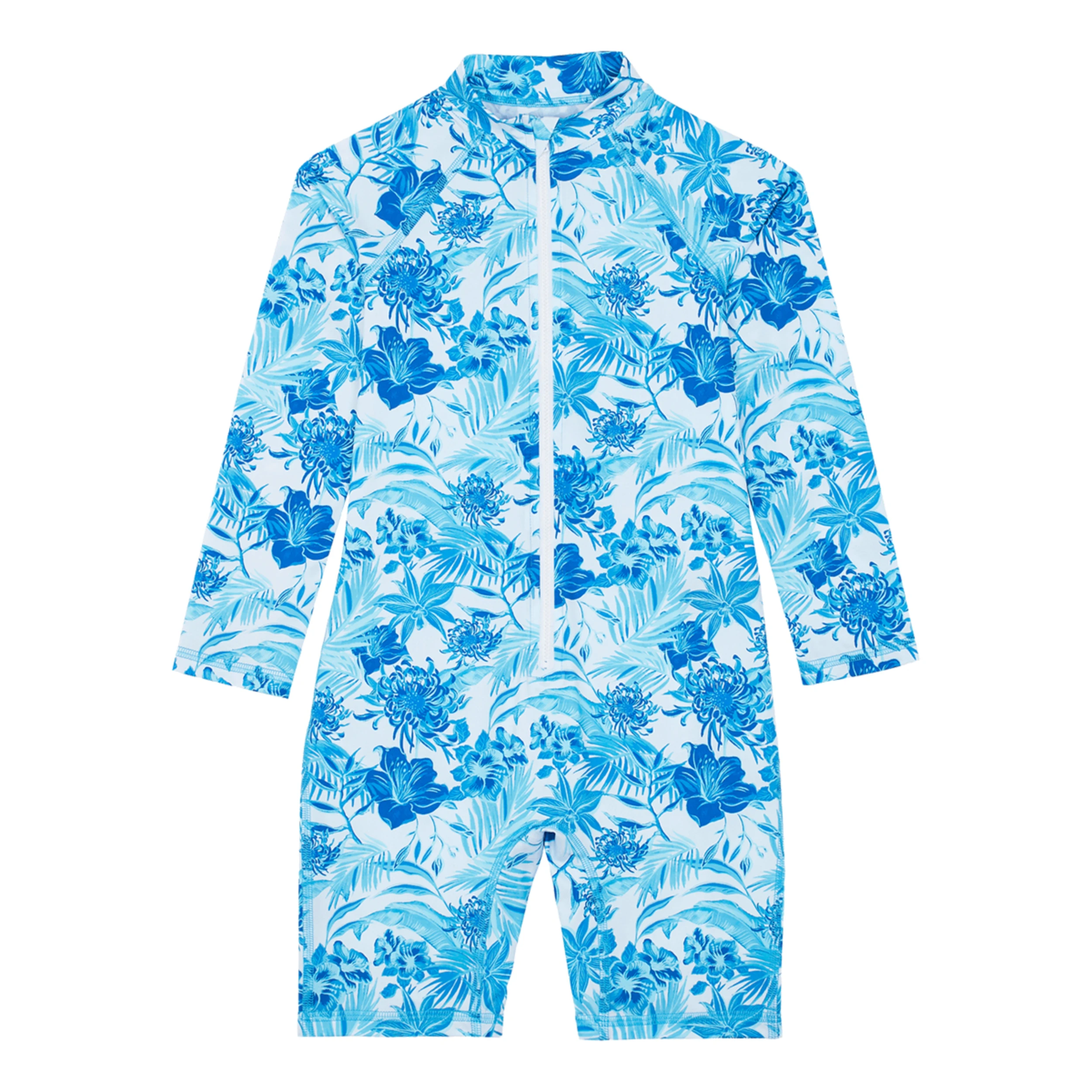 Resim Çocuk Tahiti Flowers Guppy UV Korumalı Tişört Beyaz GPPAH103-010 | Vilebrequin