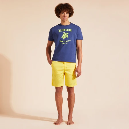 Resim Erkek Turtle Logo Portisol Tişört