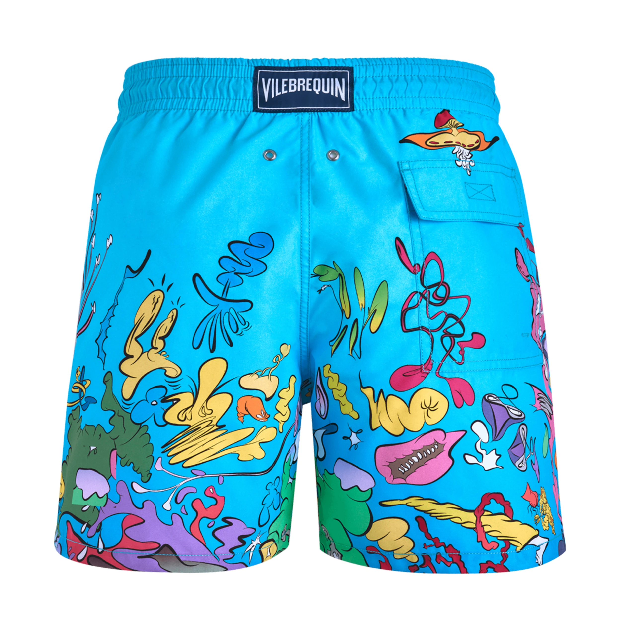 Resim Erkek Fond Marins Moopea Mayo Mavi MPAAB370-399 | Vilebrequin