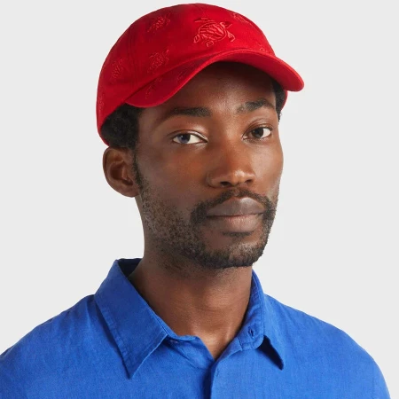 Resim Erkek Castle Şapka Kırmızı