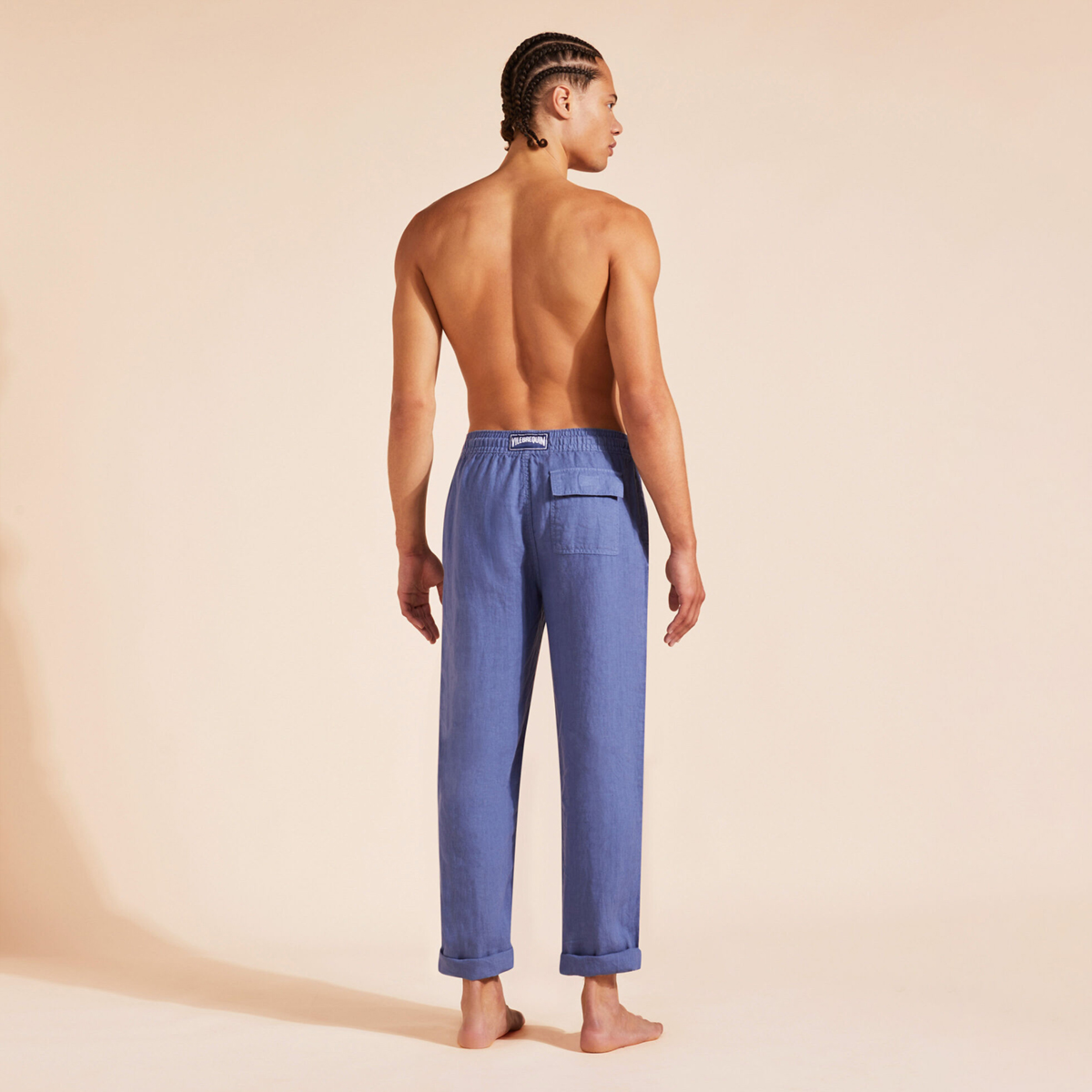 Resim Erkek Pacha Keten Pantolon PACAU101-604 | Vilebrequin