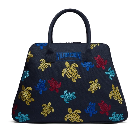 Resim Unisex Multicolor Turtles Dance Brady Çanta