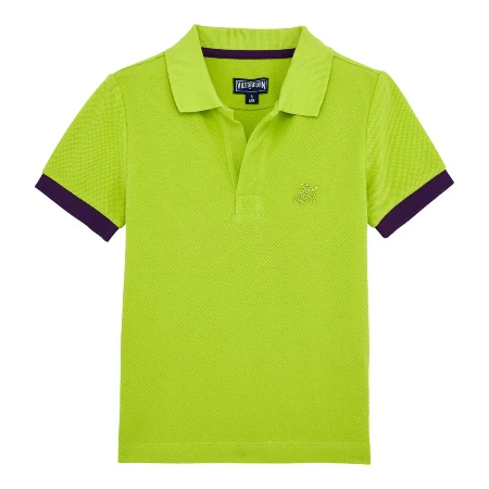 Resim Erkek Çocuk Pantin Polo Yeşil