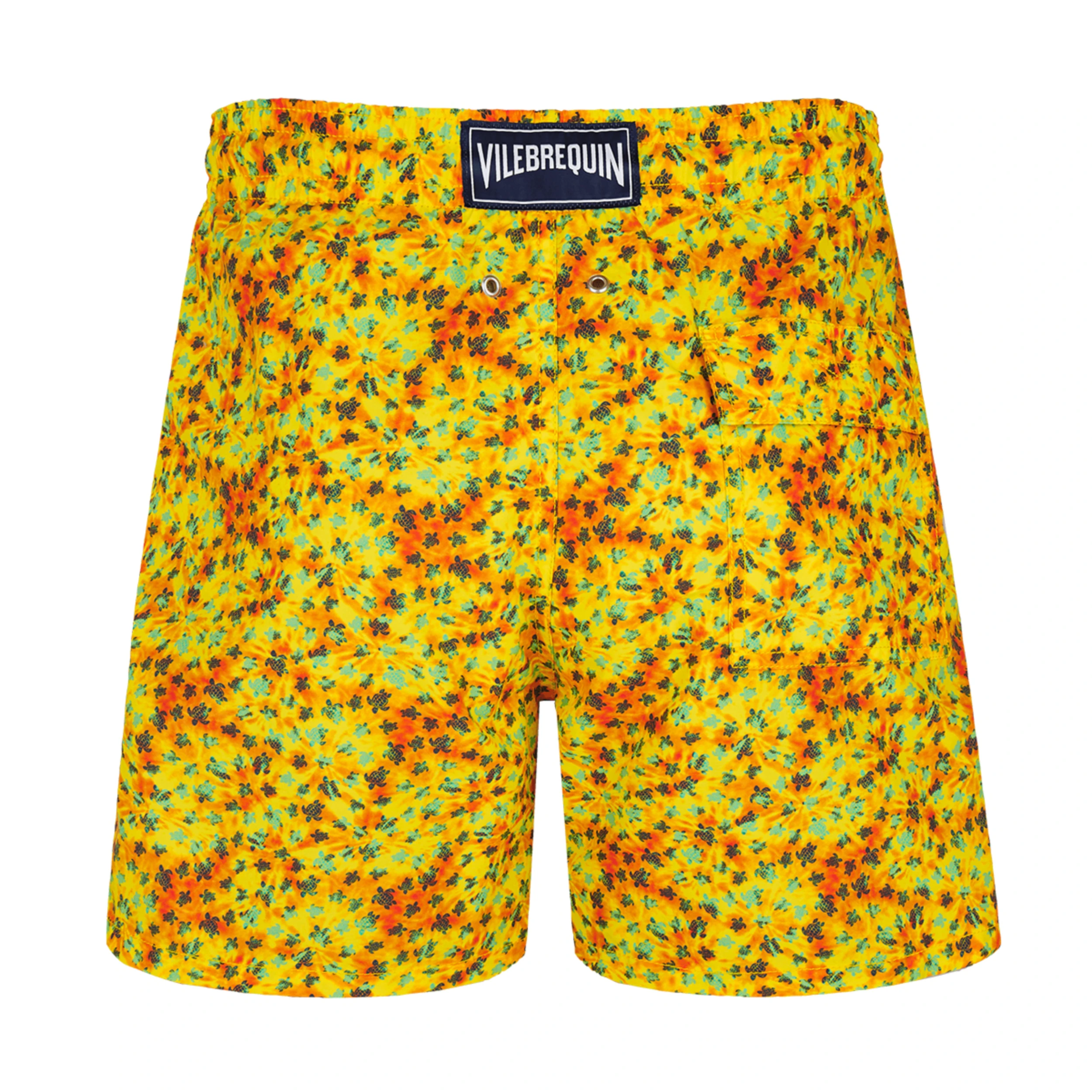 Resim Erkek Moorea Micro Ronde Des Tortues Mayo Sarı MOOC4B38-110 | Vilebrequin