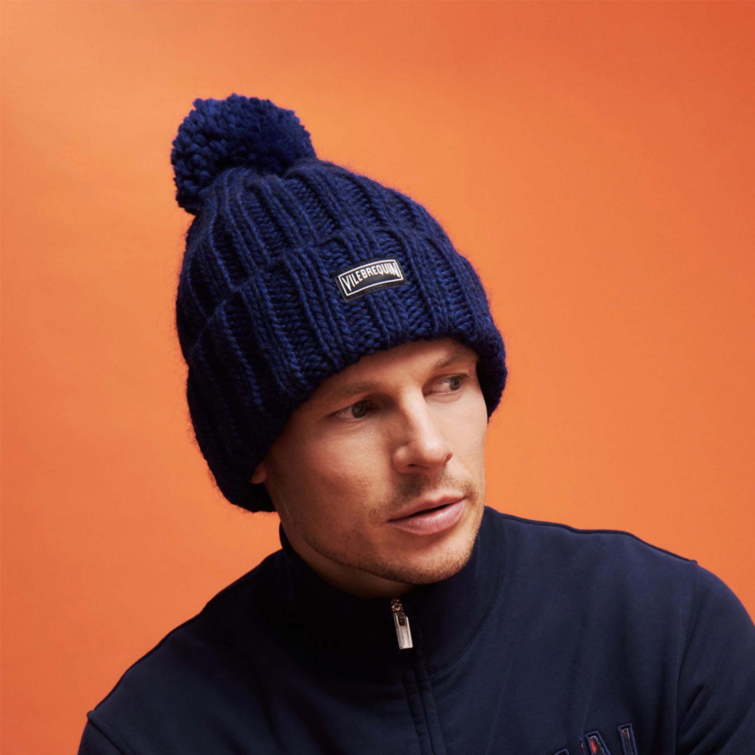Resim Unisex Buet Bere Mavi BUEC3473-354 | Vilebrequin