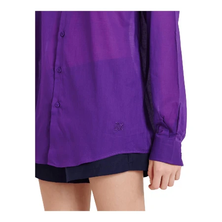 Resim Unisex Caracal Gömlek Mor