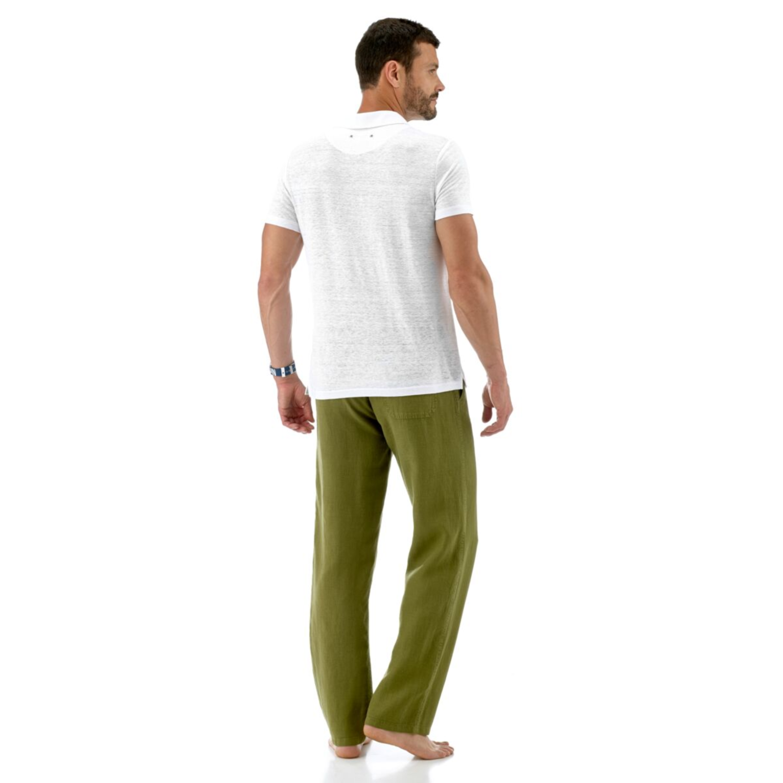 Resim Erkek Pyramid Polo Beyaz PYR8603E-010 | Vilebrequin