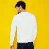 Resim Erkek Bornand Sweatshirt Beyaz