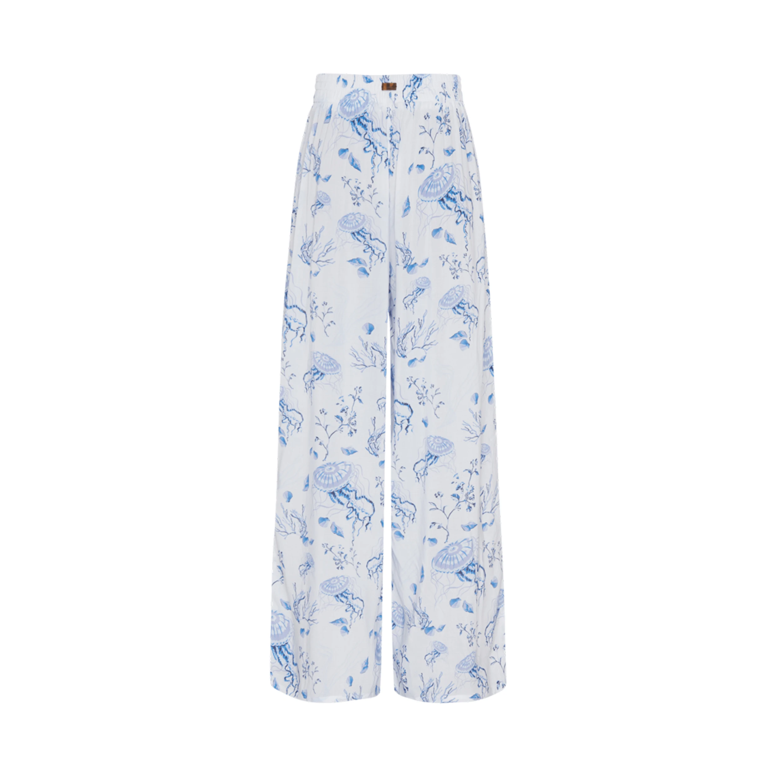 Resim Kadın Medusa and Shells Line Pantolon Beyaz INLCX426-010 | Vilebrequin