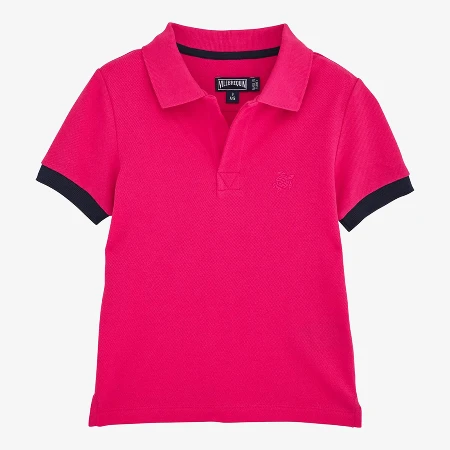 Resim Erkek Çocuk Pantin Polo Pembe