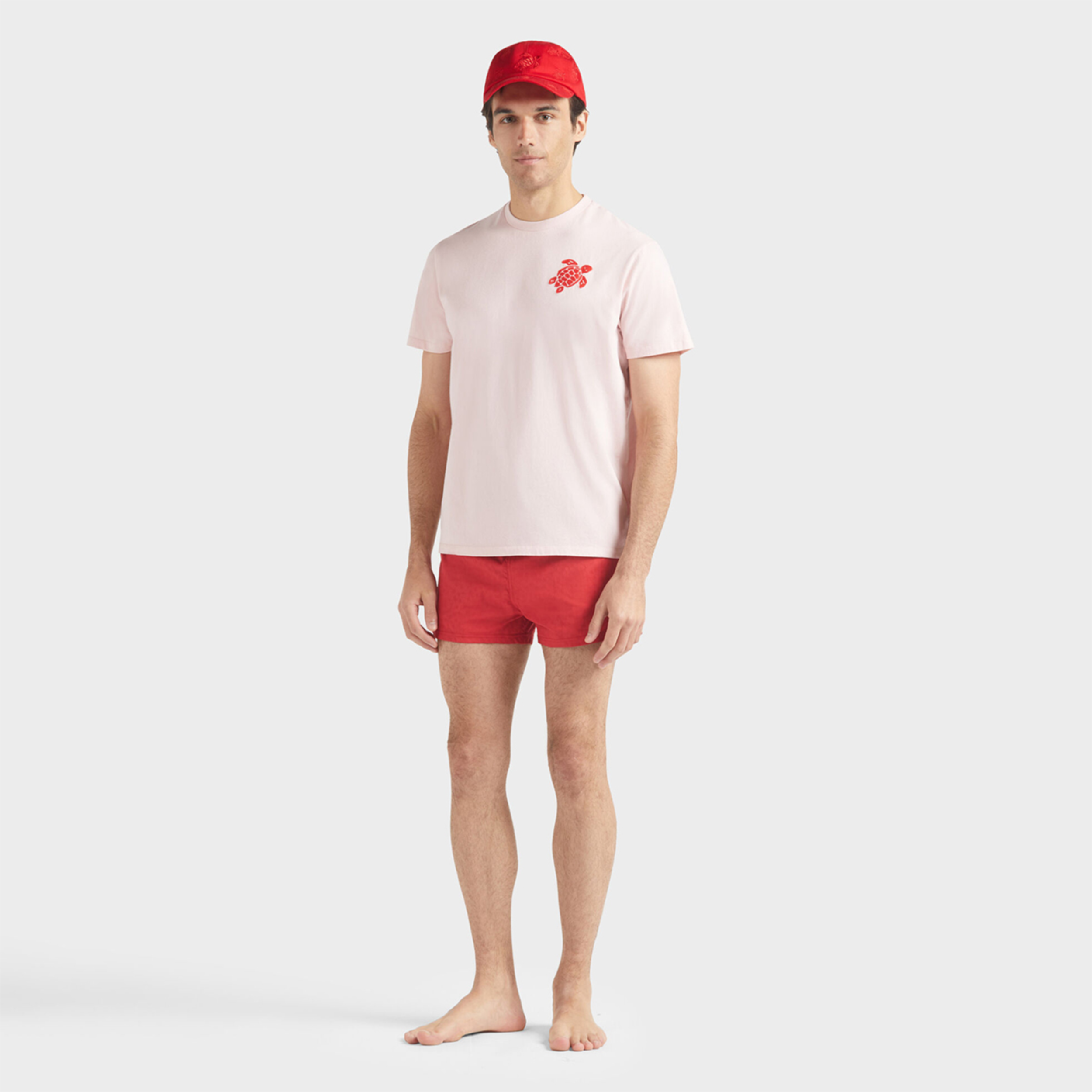 Resim Erkek Jaquard Turtles Manta Mayo MTAU3E39-228 | Vilebrequin