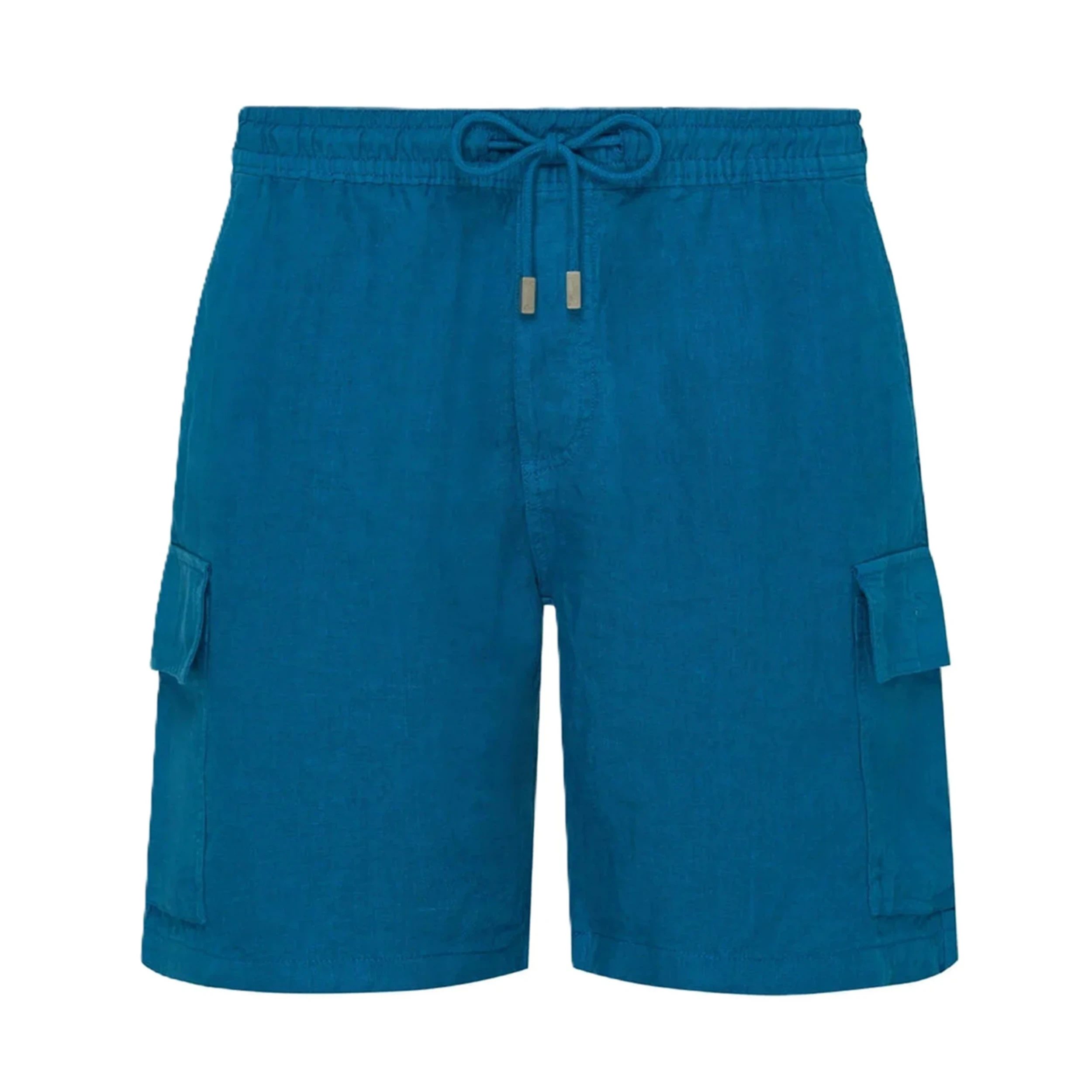 Resim Erkek Baie Keten Bermuda Mavi BAIAU101-611 | Vilebrequin