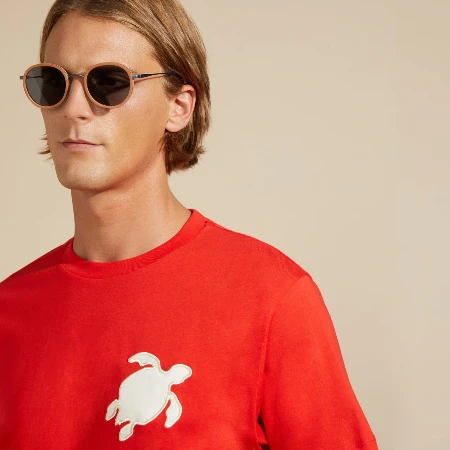 Resim Erkek Portisol Tişört Kırmızı