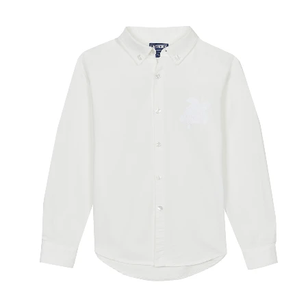 Resim Erkek Çocuk Gemise Gömlek Beyaz