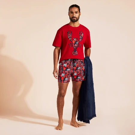Resim Erkek Graphic Lobsters Tareck Tişört