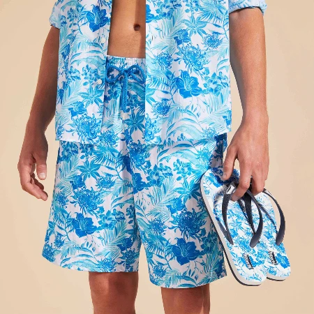 Resim Erkek Tahiti Flowers Copp Terlik