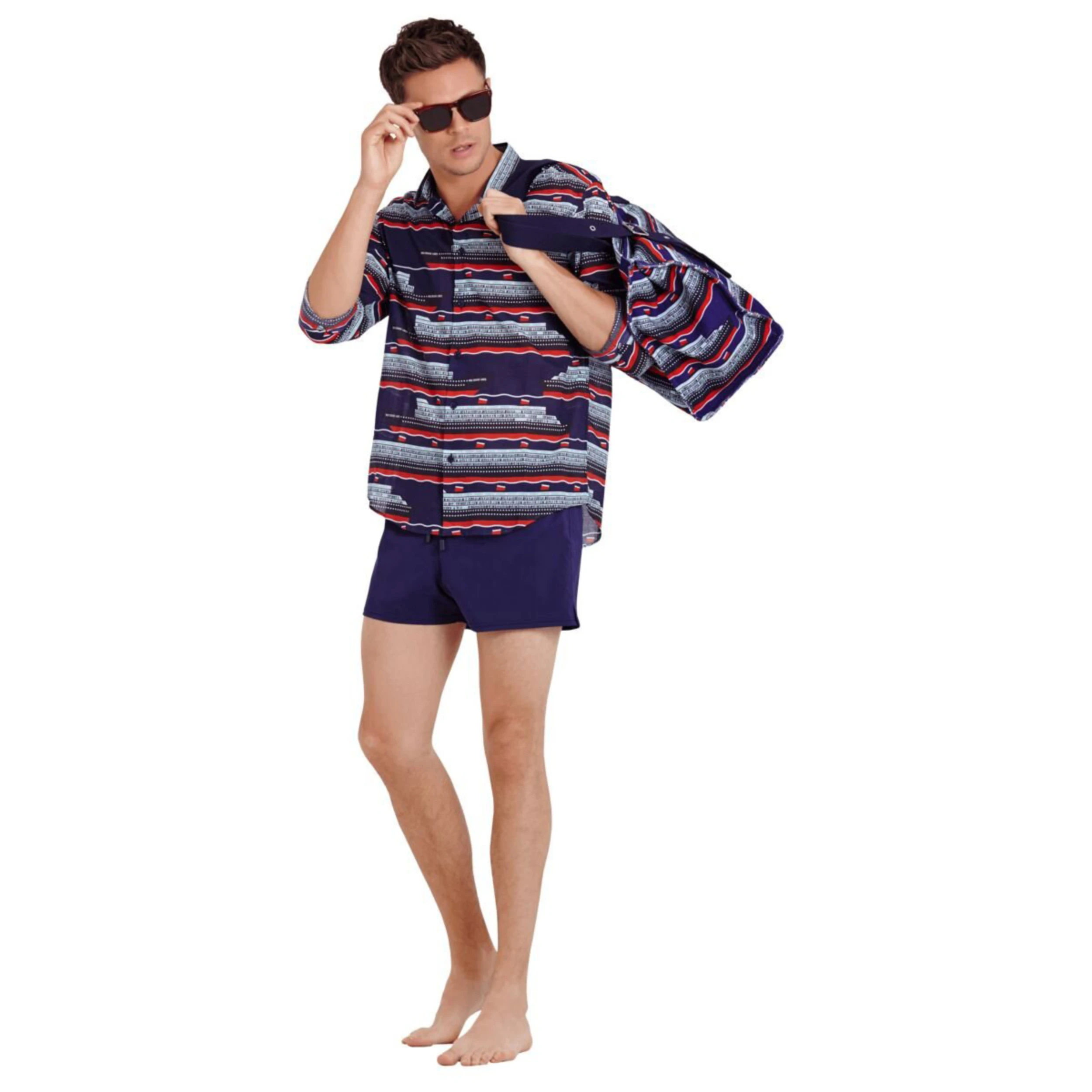 Resim Unisex Caracal Gömlek Lacivert CCAC0V01-397 | Vilebrequin