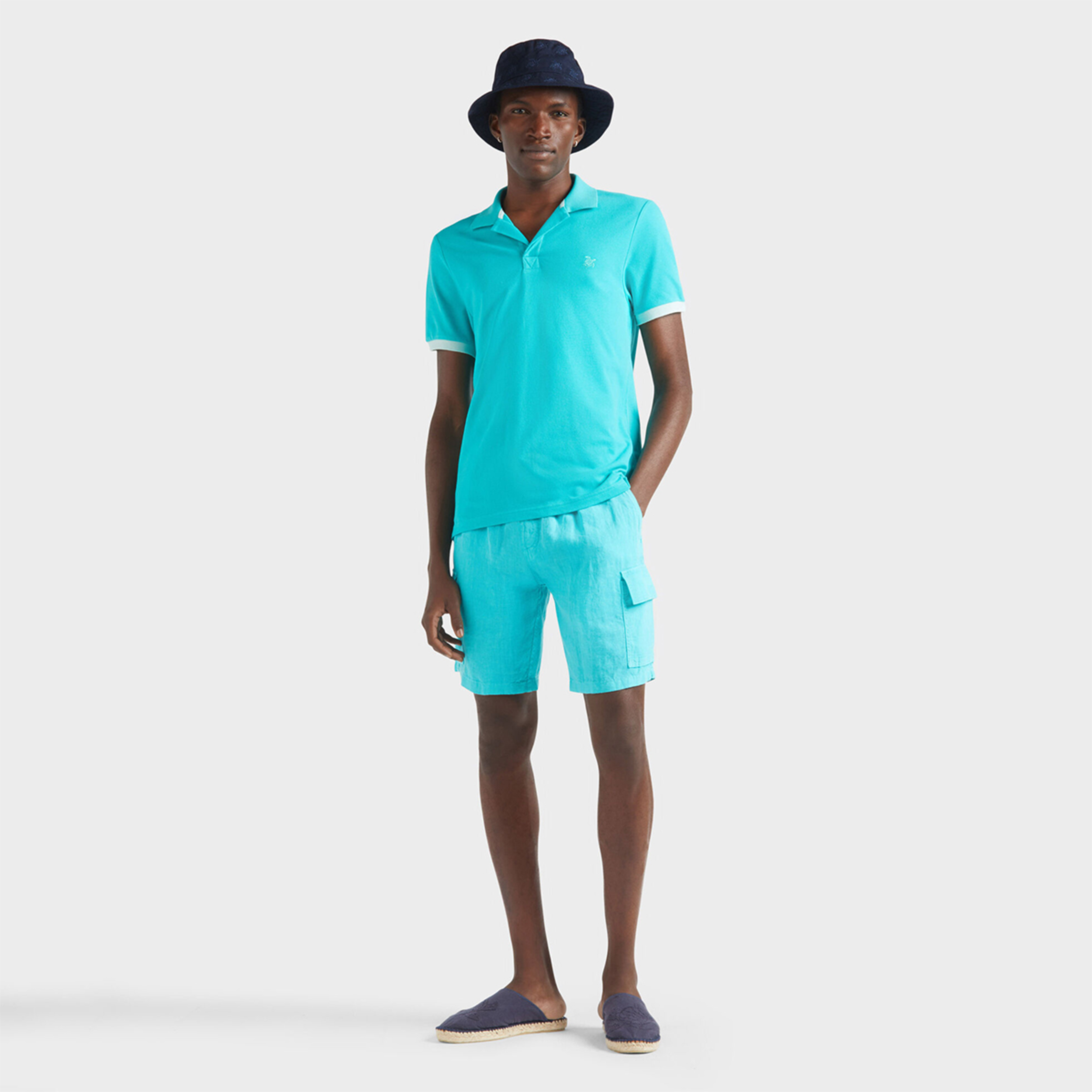 Resim Erkek Baie Keten Bermuda BAIAU101-431 | Vilebrequin