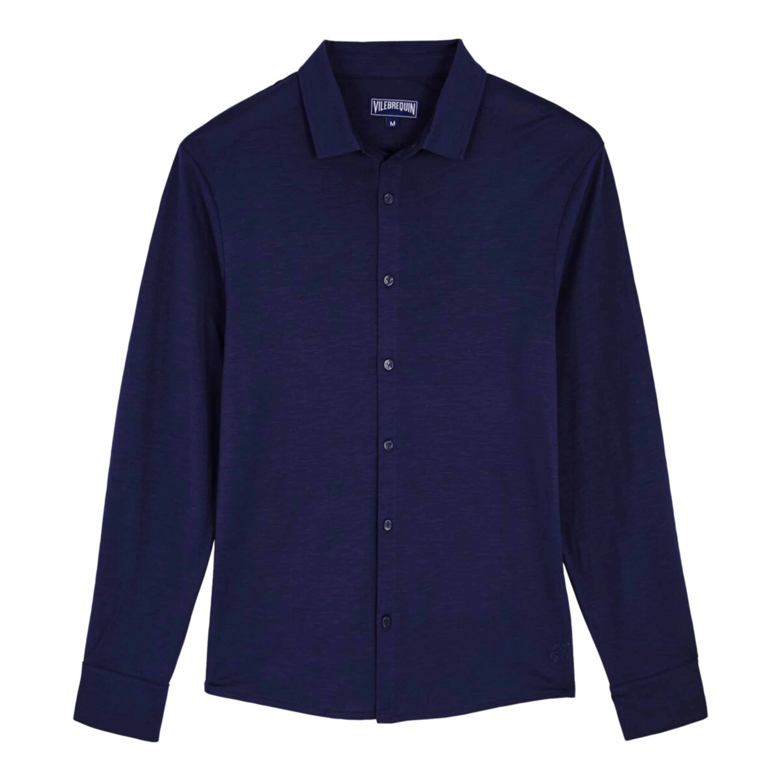 Resim Erkek Calandre Gömlek Lacivert CLDH9R02-390 | Vilebrequin