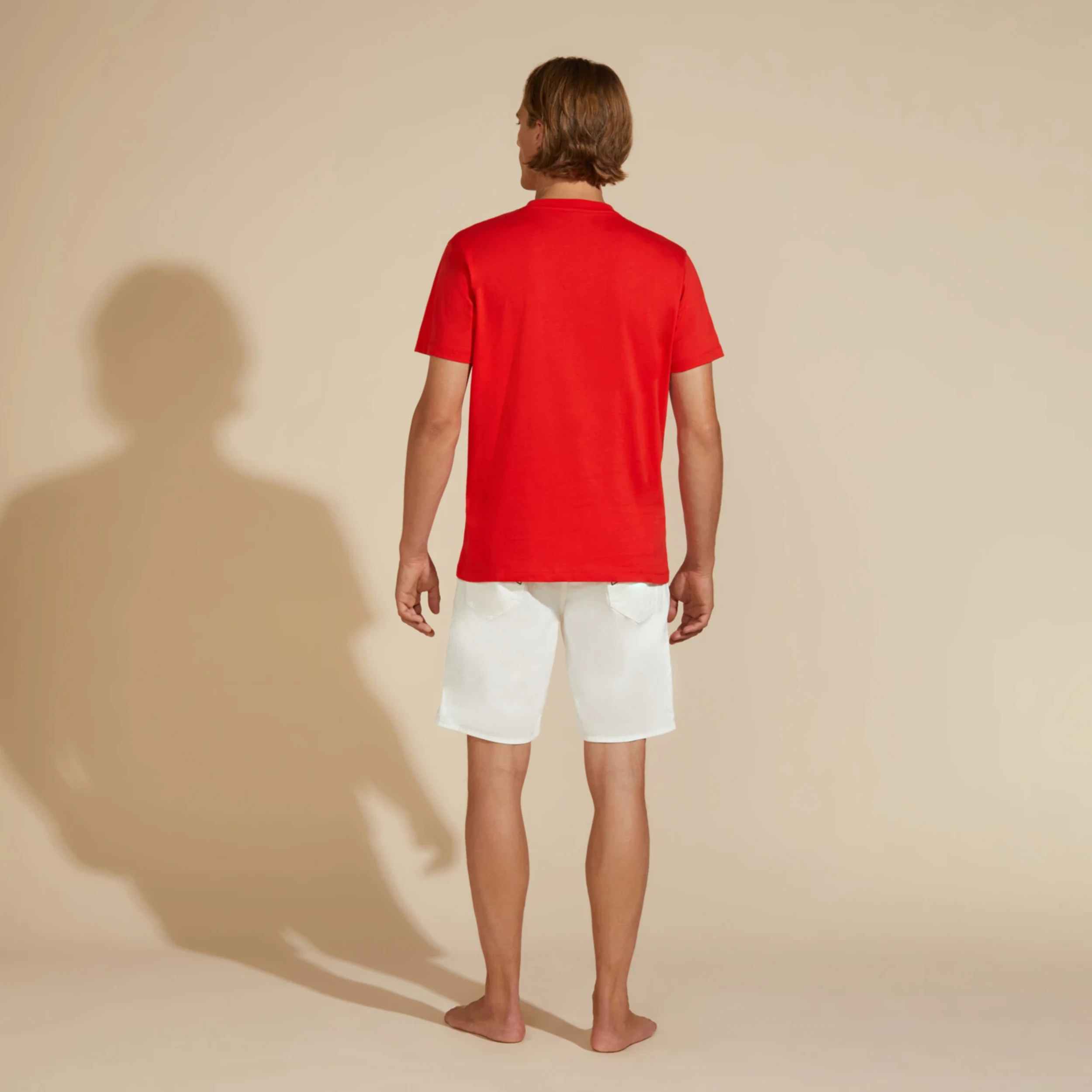 Resim Erkek Portisol Tişört Kırmızı PTSC4P86-201 | Vilebrequin