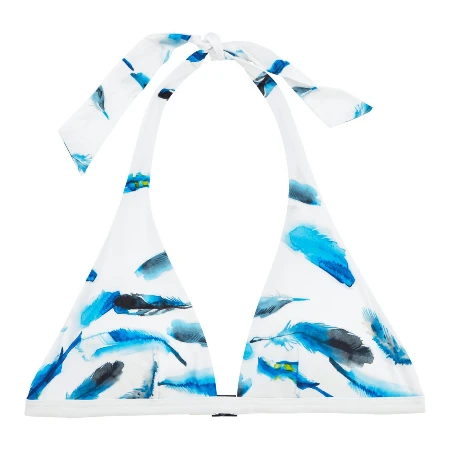 Resim Kadın Flechett Bikini Üstü Beyaz