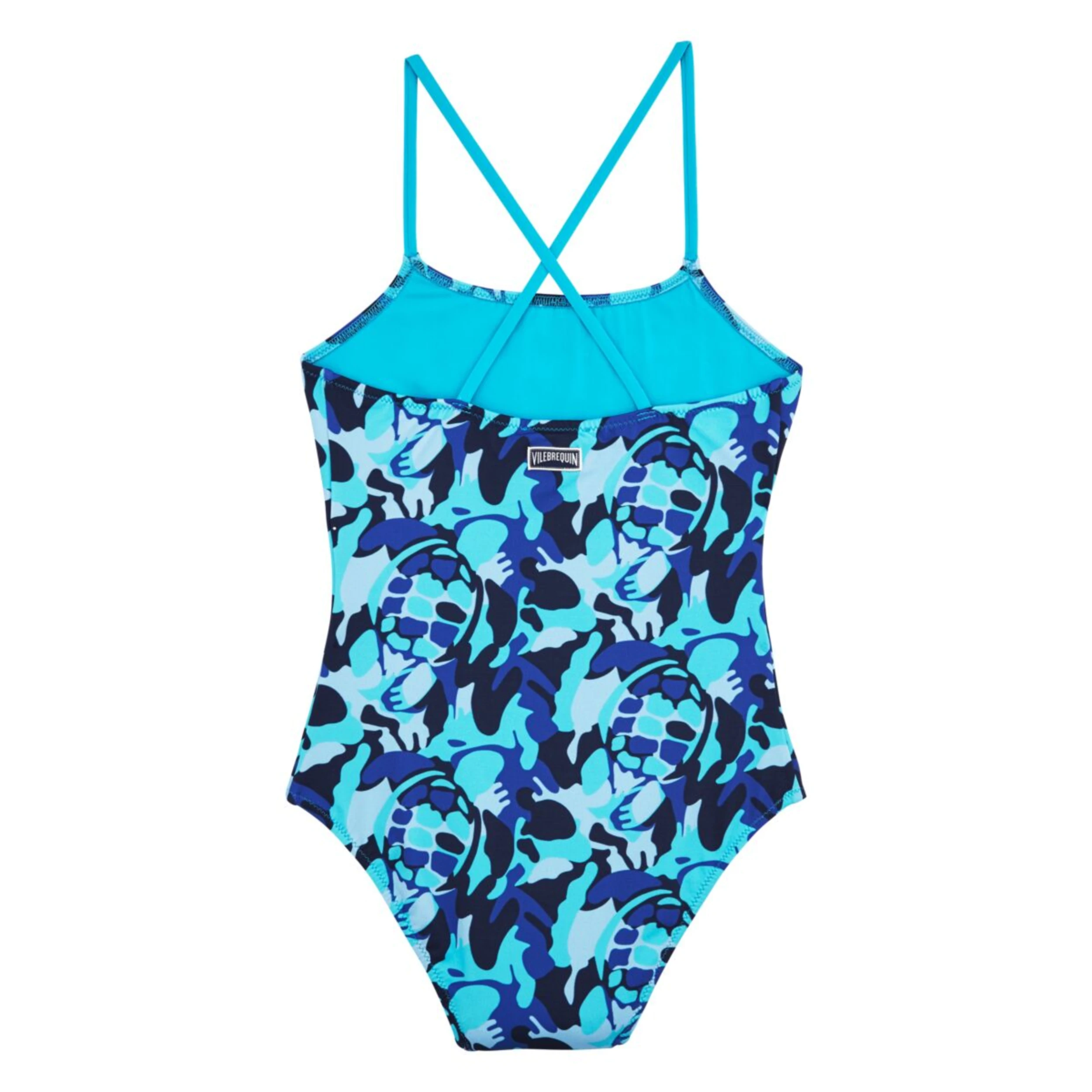 Resim Kız Çocuk Gim Mayo Mavi GIM8F06E-301 | Vilebrequin