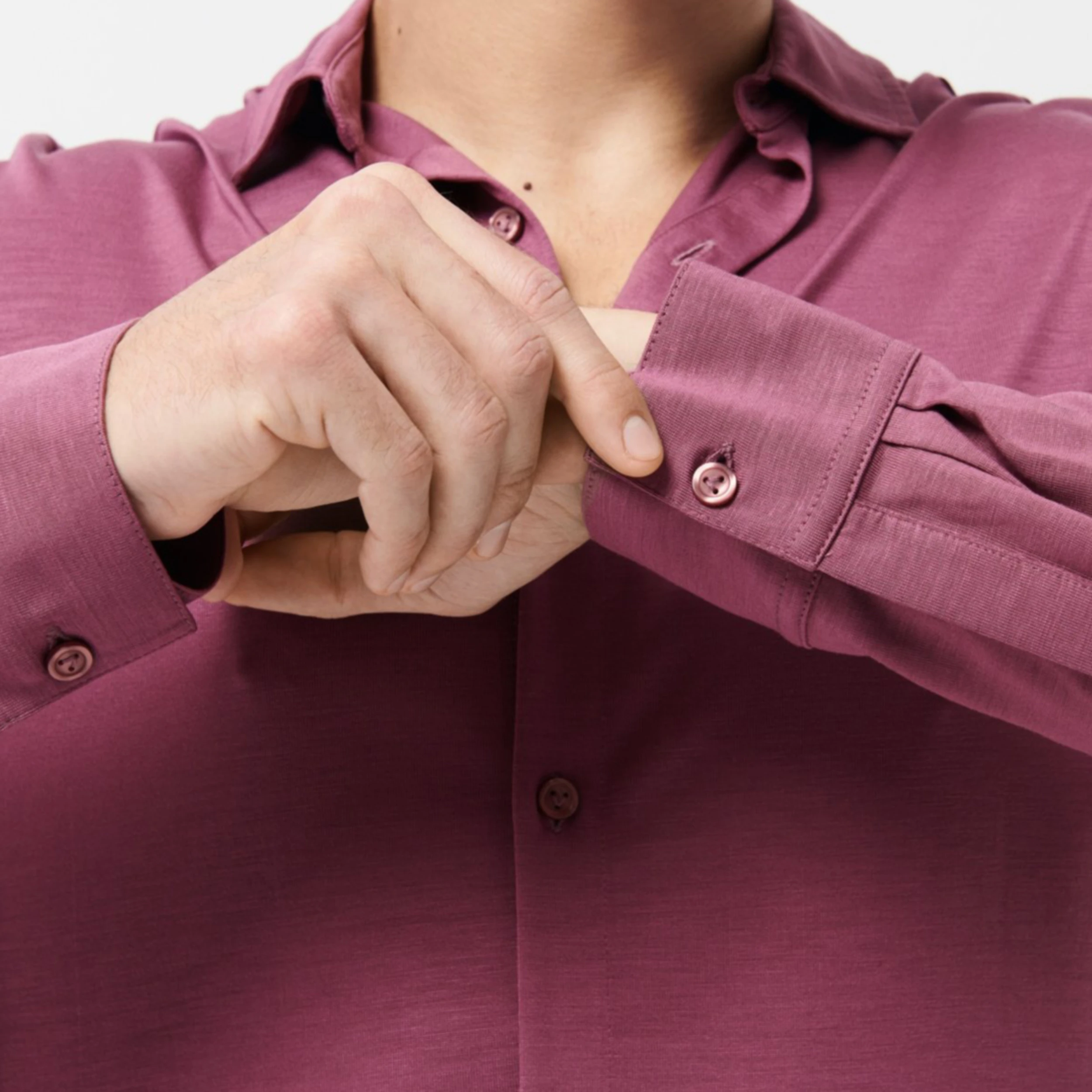 Resim Erkek Calandre Gömlek Mor CLDH9R02-821 | Vilebrequin