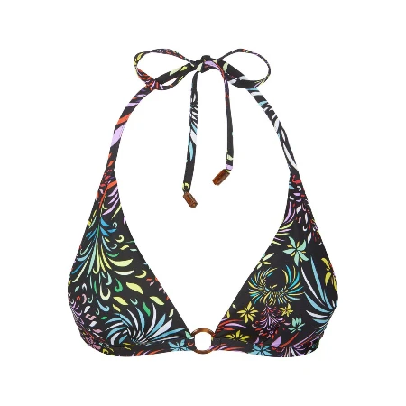 Resim Kadın Flechett Bikini Üstü Siyah