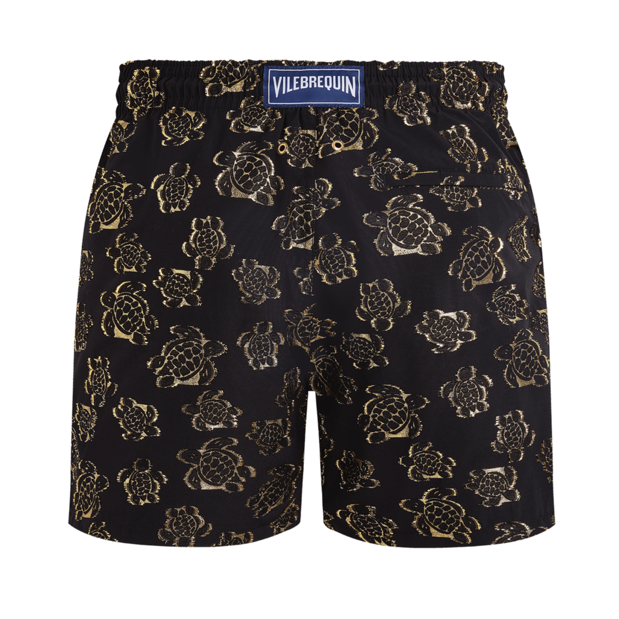 Resim Erkek Ronde des Tortues Jacquard Broché Moopea Mayo MPACA636-990 | Vilebrequin