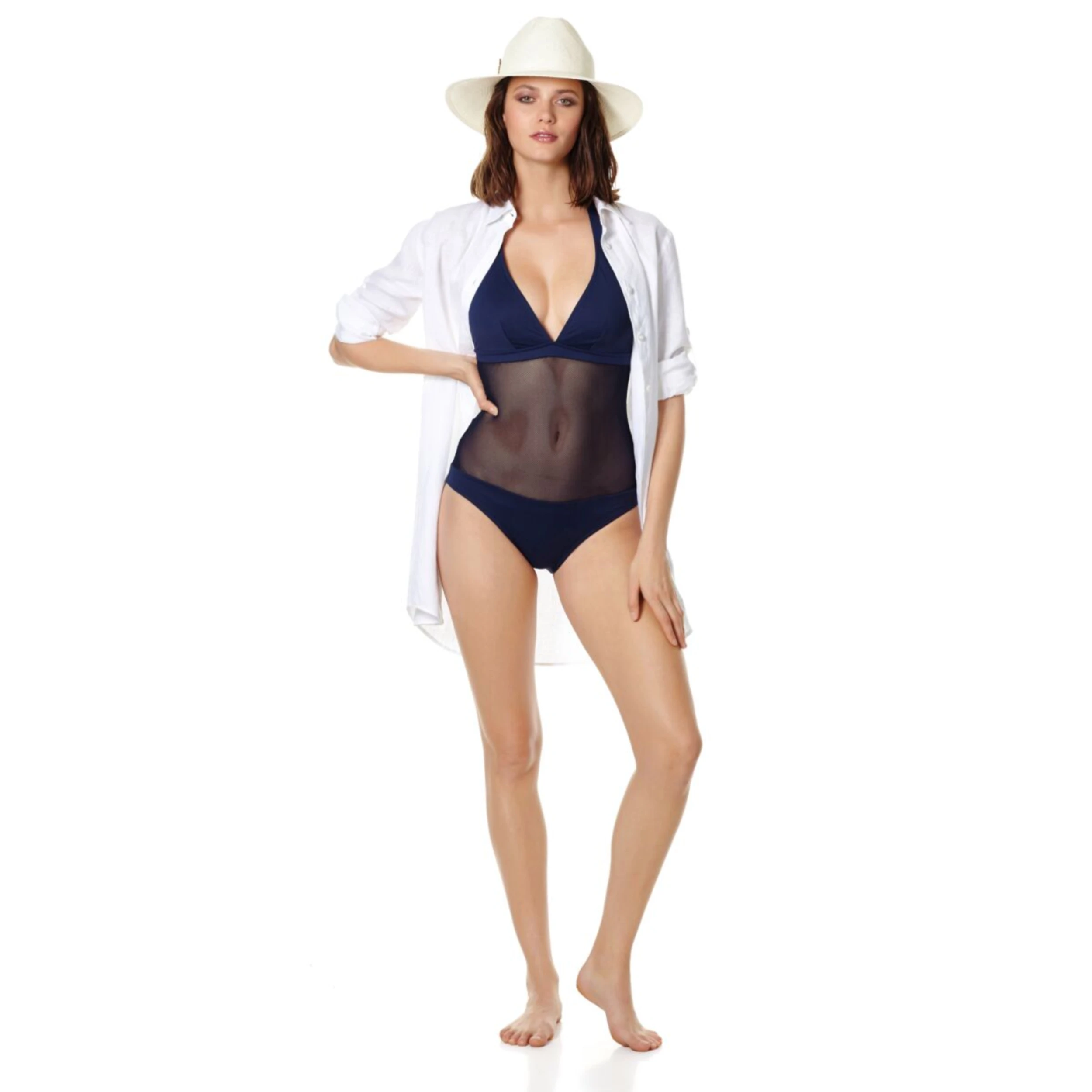 Resim Kadın Fauve Mayo Lacivert FVEE9K00-390 | Vilebrequin