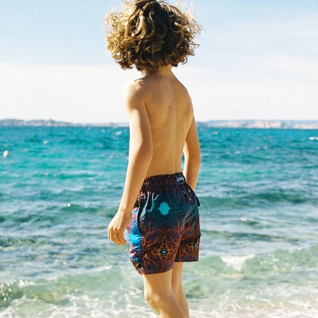 Resim Erkek Çocuk Red Gorgonians - Vilebrequin x 1Ocean Jirise Mayo Çok Renkli