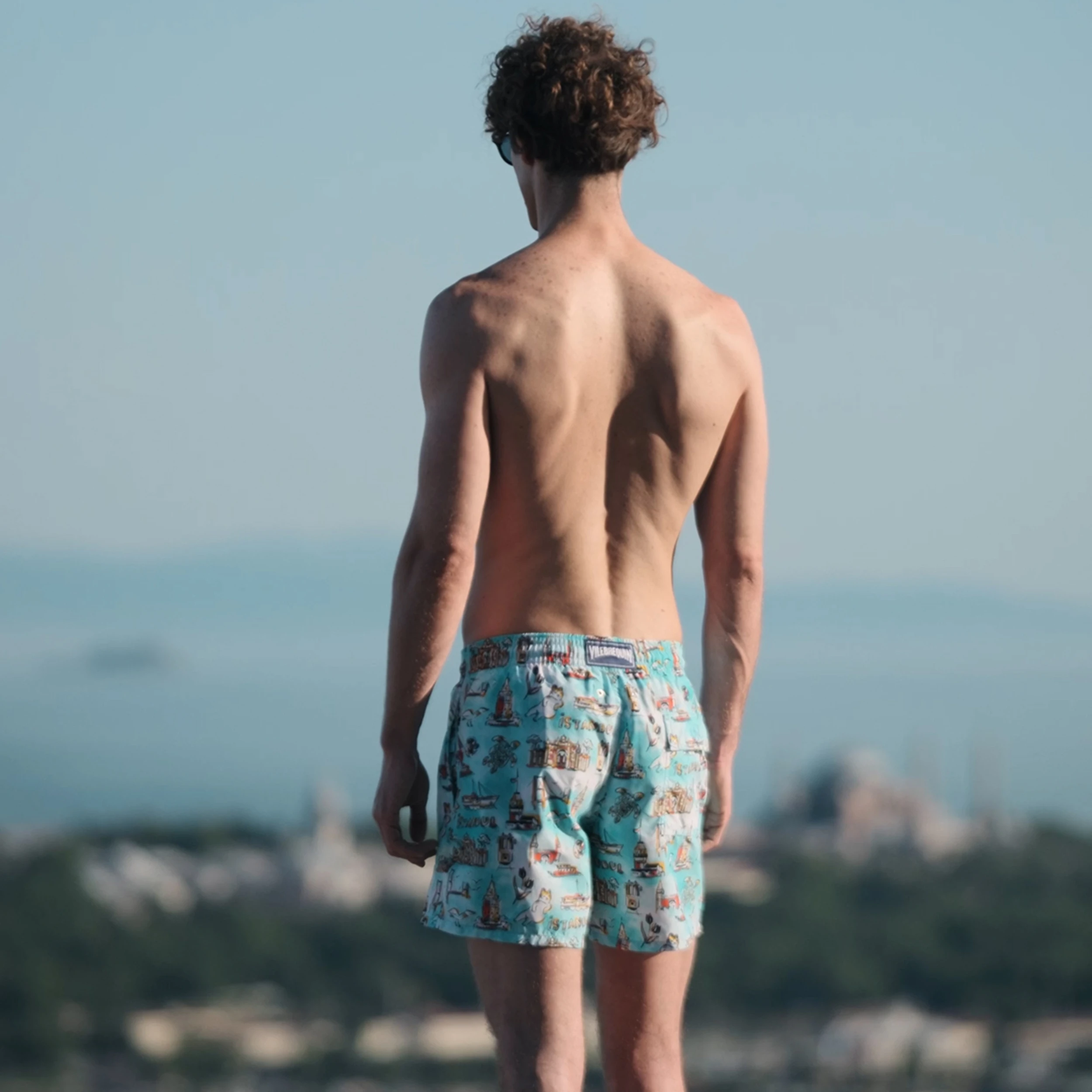 Resim Erkek Moorea Vilebrequin İstanbul Limited Edition Mayo Mavi MOOZ3B02-381 | Vilebrequin