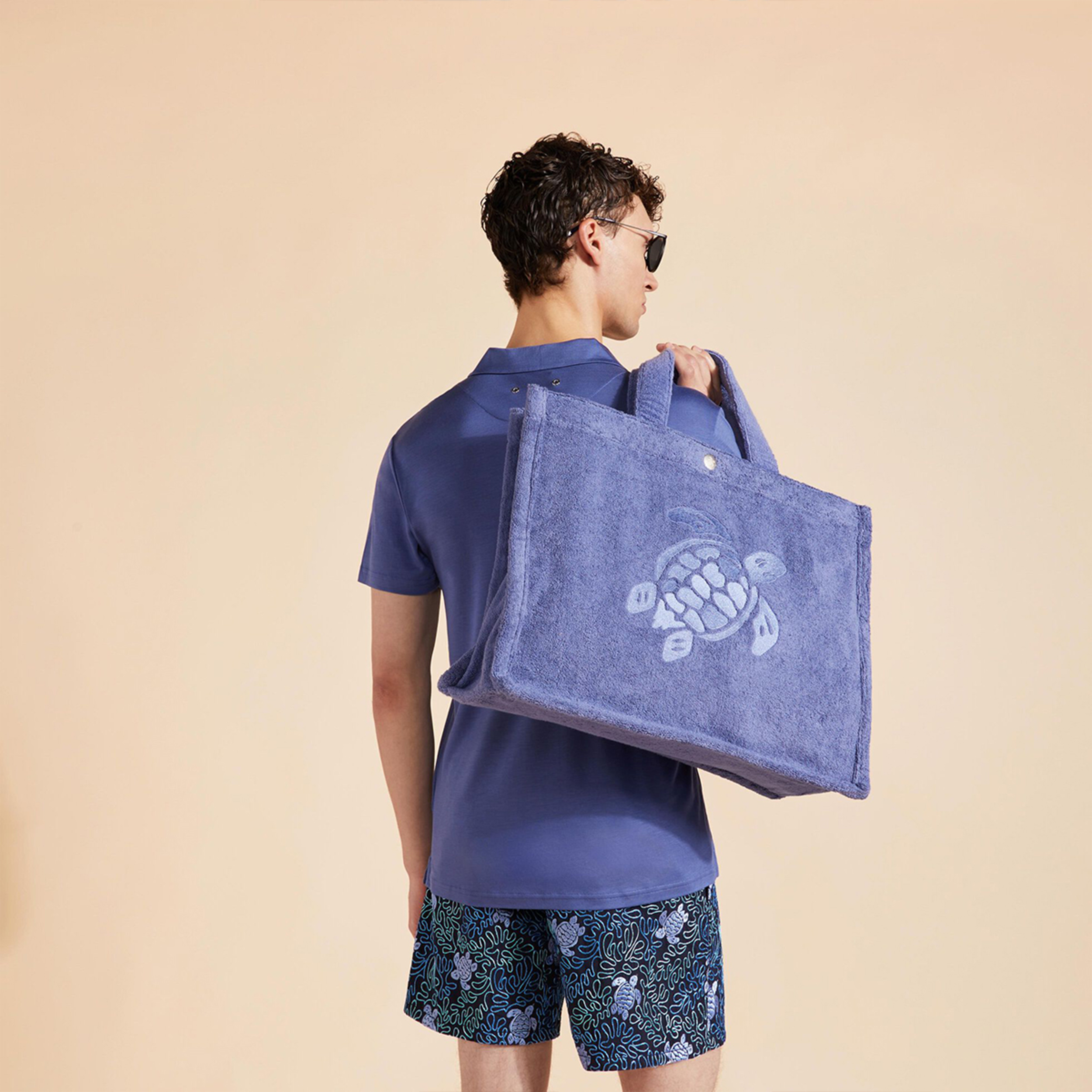 Resim Unisex Bernard Havlu Plaj Çantası BEDA0401-604 | Vilebrequin