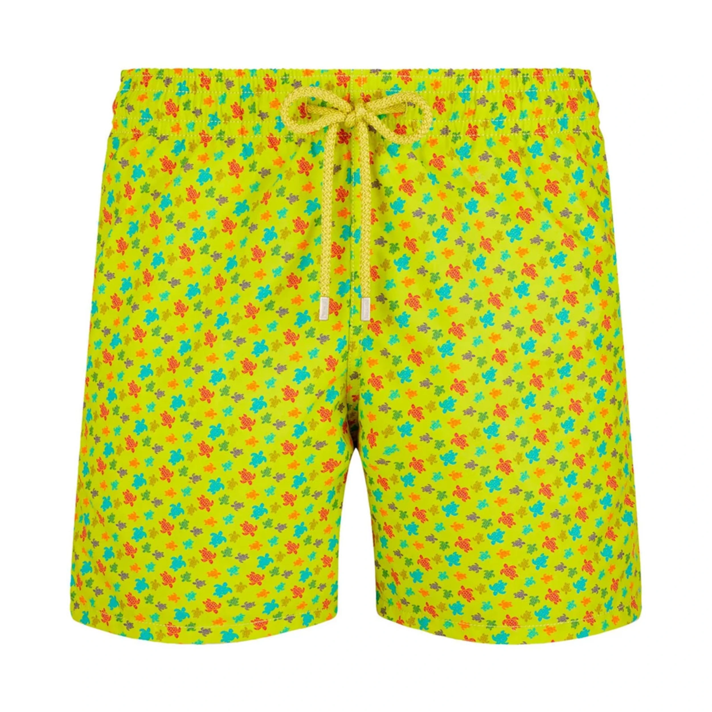 Resim Erkek Micro Tortues Rainbow Moorea Mayo Sarı MOOC3B39-414 | Vilebrequin